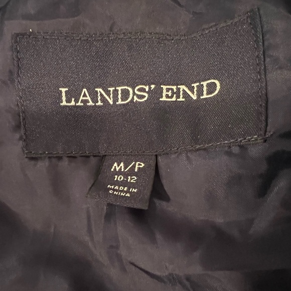 LANDS END women Stylish Quilted Vest /size MP - Picture 10 of 10